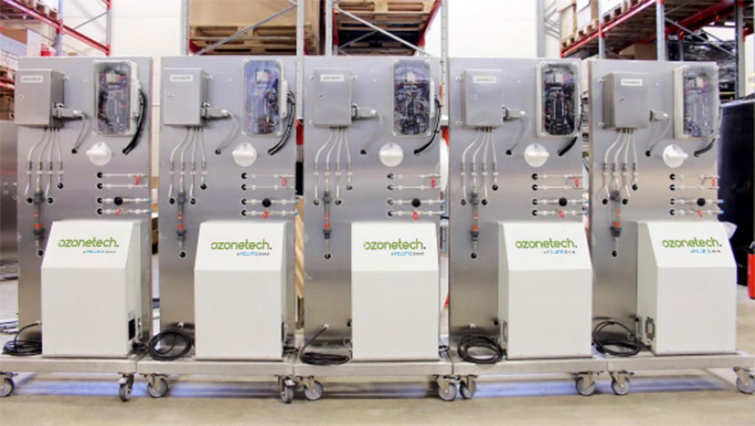 Five Ozonetech Rena Pro A-series with integrated oxygen concentrator, sensor and monitoring equipment O3Eye™